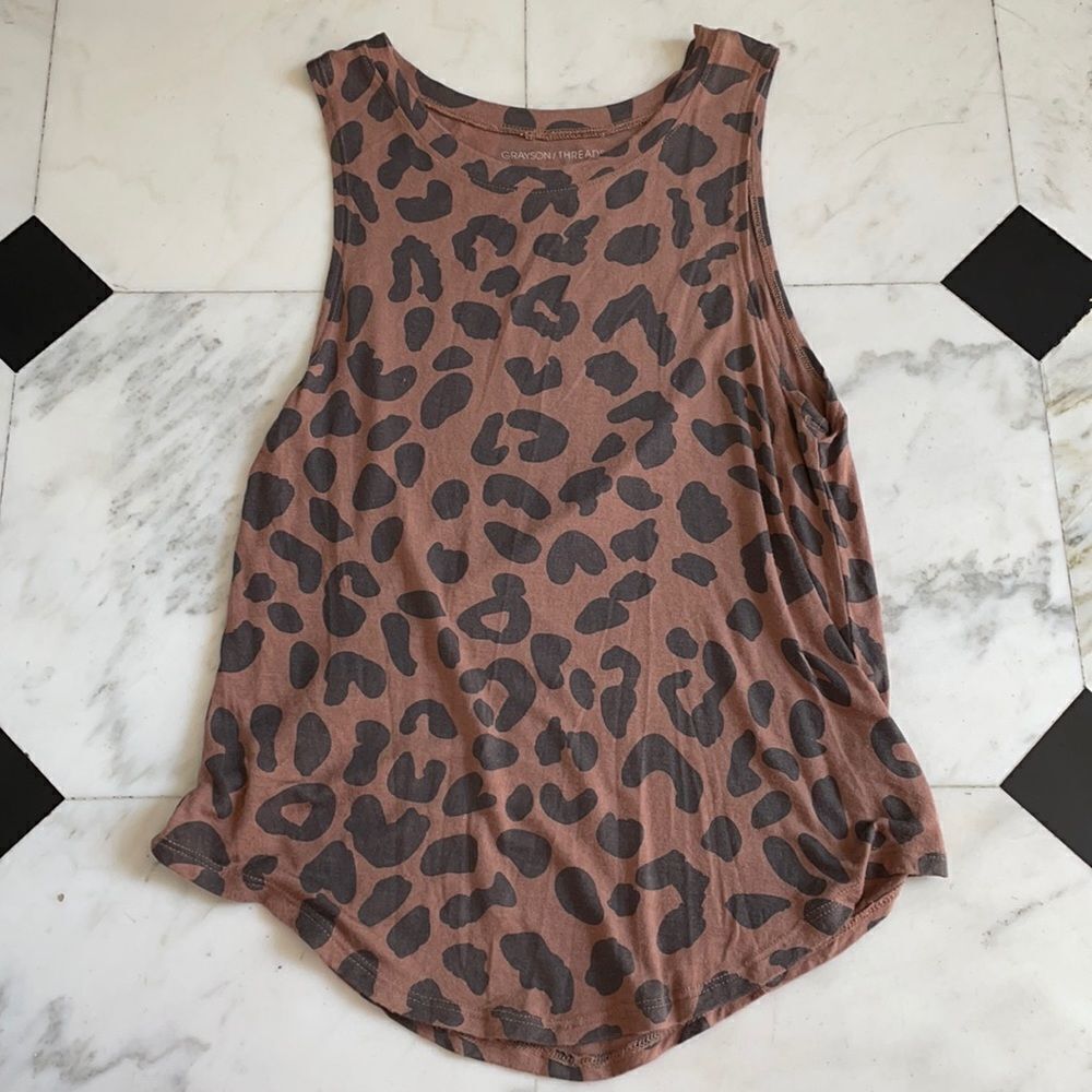 Grayson/Threads Cheetah Tank Top